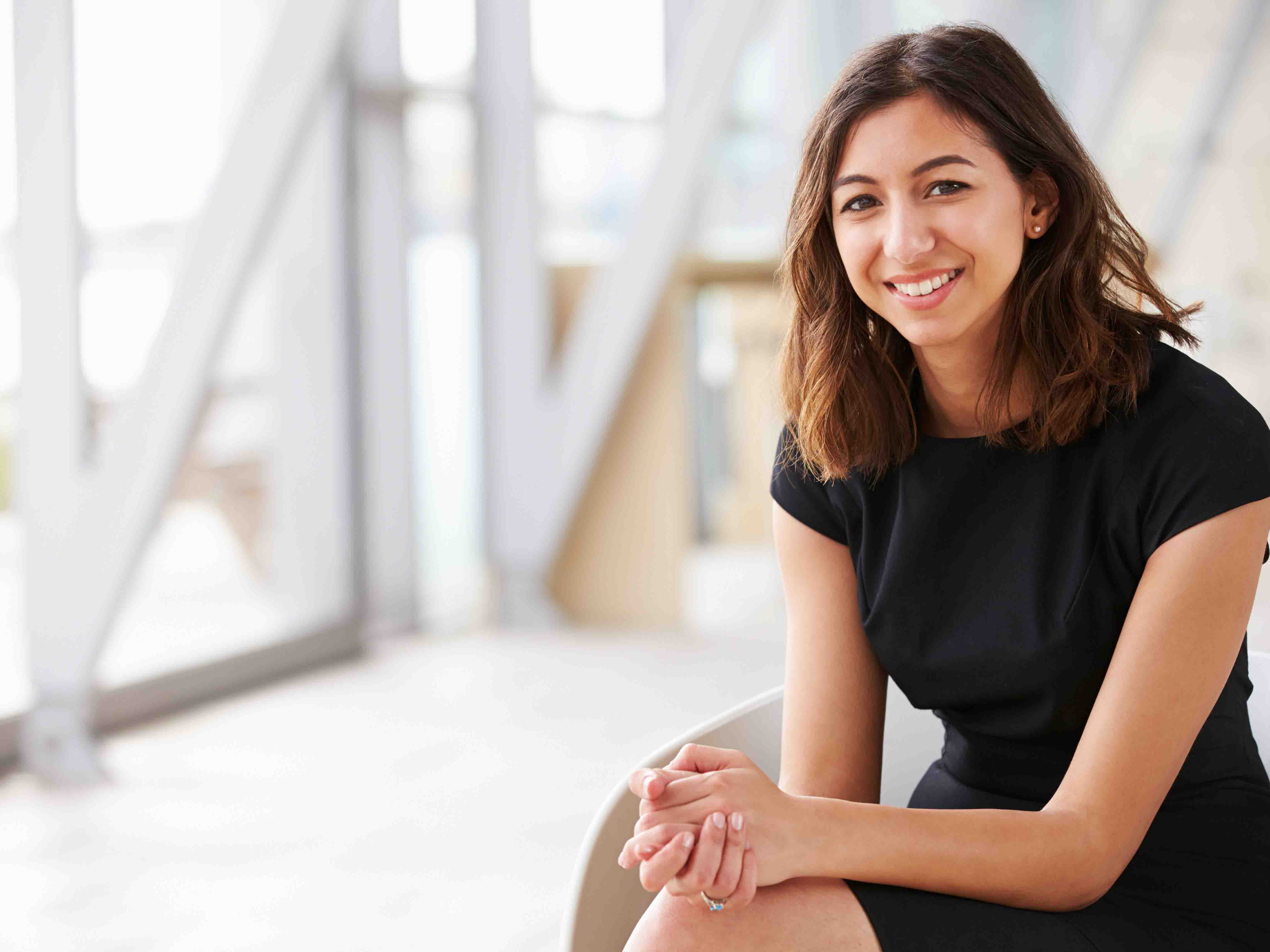 ik ben young professional-vrouw